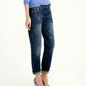 J. Crew Broken in Boyfriend Denim Pants SZ 25